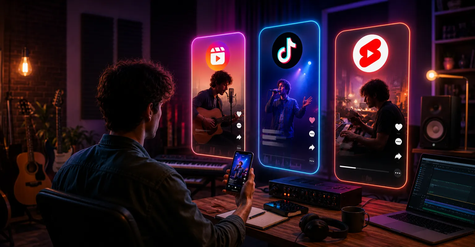 Instagram Reels, TikTok чи YouTube Shorts: що обрати музиканту у 2026 році